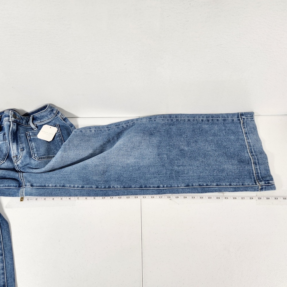 Altar'd State Womens Wide Leg High Rise Patch Pocket Jeans Blue 28 HD9269-MD - Picture 4 of 10